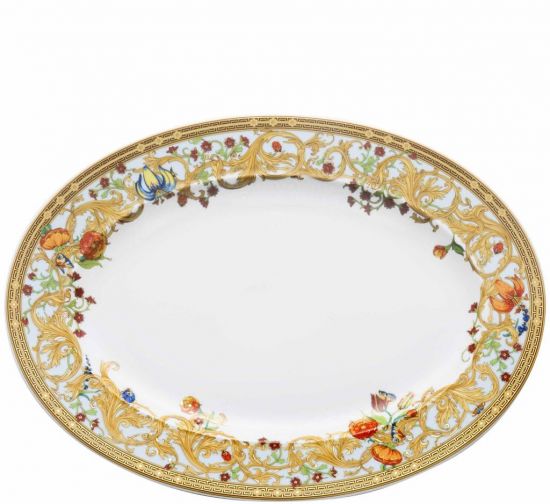 Блюдо овальное 40 см.,  Versace JARDIN DE VERSACE арт. 19300-409609-12740
