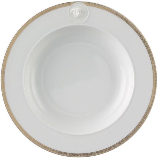 Тарелка глубокая 22 см., Versace MEANDRE D'OR арт. 19310-409950-10322