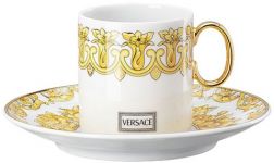 Чашка с блюдцем для эспрессо, 90 мл., Versace MEDUSA RHAPSODY арт. 19335-403670-14715
