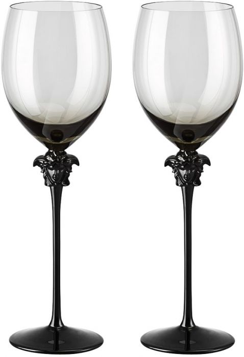 Бокал для воды 474 мл., набор 2 шт., Versace CRYSTAL MEDUSA HAZE арт. 20665-321392-48814